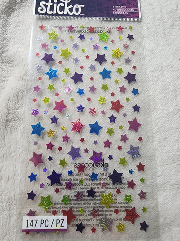 SHIMMERY STARS - STICKO STICKERS