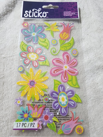 FANCIFUL FLOWERS - STICKO STICKERS