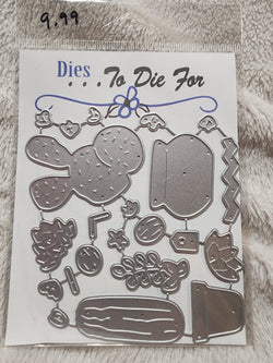 DIES TO DIE FOR - CACTUS CACTI