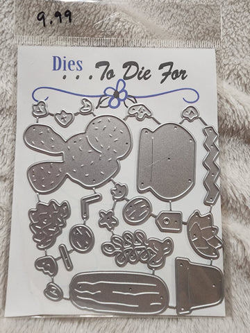 DIES TO DIE FOR - CACTUS CACTI