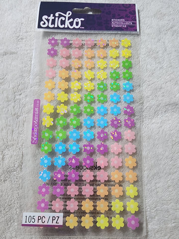 JELLY FLOWERS - STICKO STICKERS