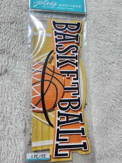 BASKETBALL TITLEWAVE - Jolee's Boutique Stickers