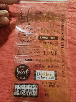 RECOLLECTIONS STICKERS - OUR FAMILY WORDS
