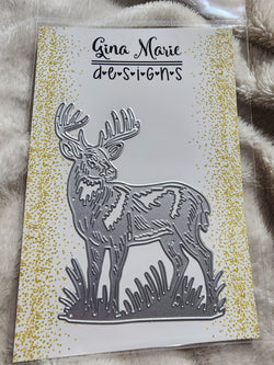 BUCK DEER PLATE DIE - GINA MARIE DESIGNS