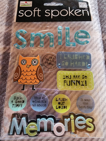 SMILE - me & my big ideas SOFT SPOKEN STICKERS