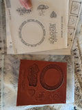 KIND & COZY - USED STAMPIN UP CLING STAMPS