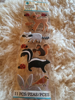 FELT ANIMALS - Martha Stewart Stickers