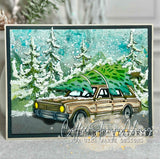 OLD CAR & CHRISTMAS TREE DIES- GINA MARIE DESIGNS