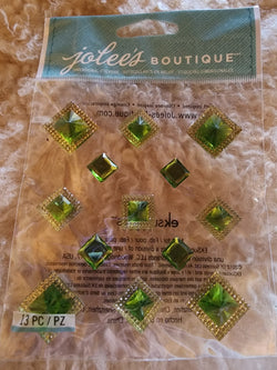 PYRAMID GEM EMERALD - Jolee's Boutique Stickers