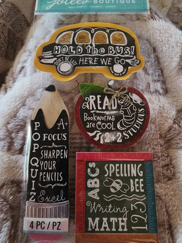 CHALKBOARD WORDS - Jolee's Boutique Stickers