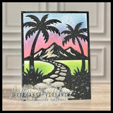 TROPICAL PATHWAY PLATE DIE - GINA MARIE DESIGNS