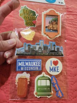 RECOLLECTIONS STICKERS - WISCONSIN