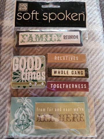 FAMILY REUNION - me & my big ideas SOFT SPOKEN STICKERS