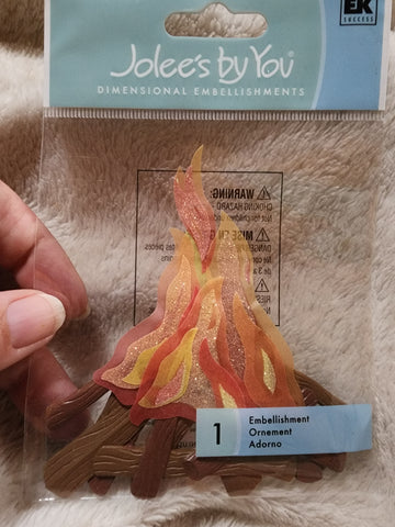 HARD TO FIND Jolee's Boutique Embellishments - CAMPFIRE