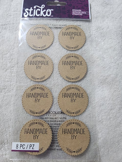 HANDMADE BY - STICKO STICKERS