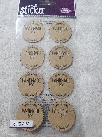HANDMADE BY - STICKO STICKERS