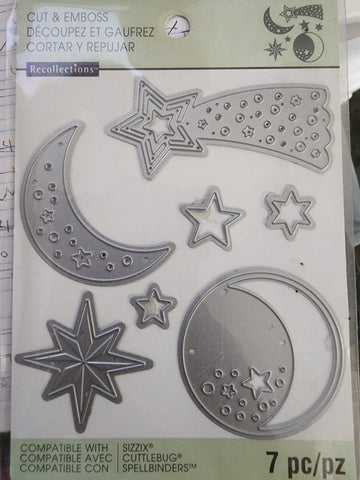 STAR AND MOON DIE SET RECOLLECTIONS