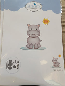 ELIZABETH CRAFT DESIGN DIES - HIPPO RHINO