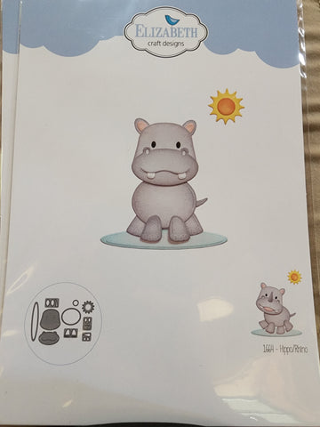 ELIZABETH CRAFT DESIGN DIES - HIPPO RHINO