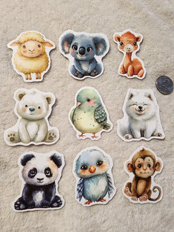 CUTESY CREATURES 2 - STICKERS DECALS
