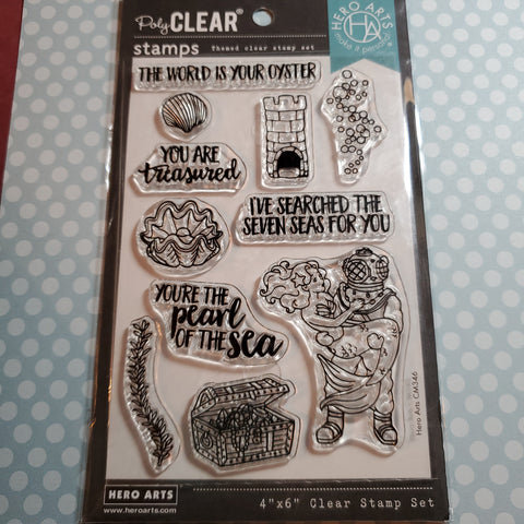 UNDER THE SEA - HERO ARTS CLEAR STAMPS