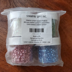 STAMPIN UP CHUNKY SPRINKLES GLITTLE BOTTLES