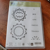 MAKE A MEDALLION STAMPIN UP CLEAR STAMPS