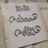 MADE WITH LOVE WORD DIES - GINA MARIE DESIGNS
