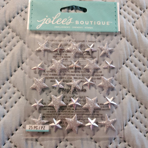 SILVER STAR REPEATS - JOLEES BOUTIQUE STICKERS