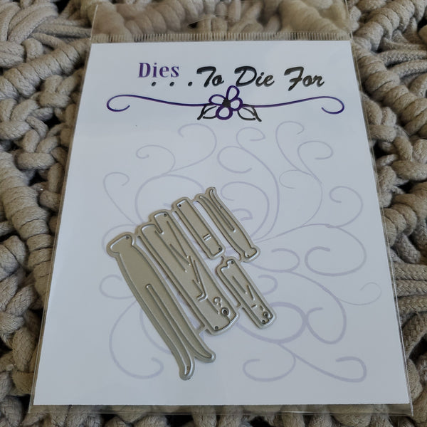 CLOTHES PINS DIE SET - DIES TO DIE FOR