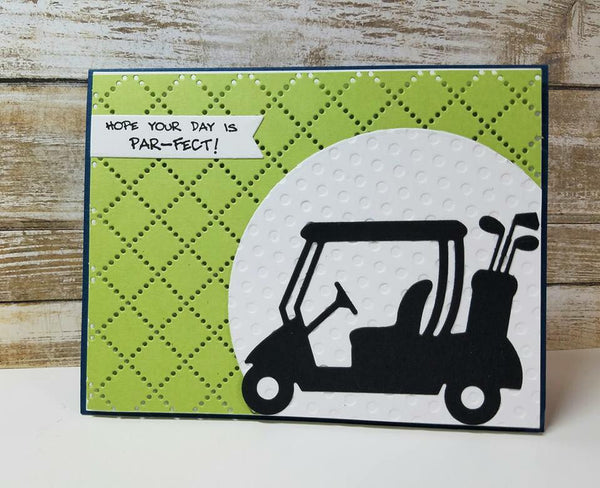 GOLF CART DIE - Gina Marie Designs