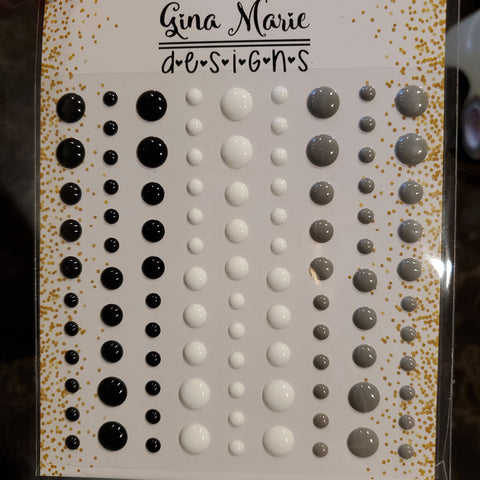 (BACK FROM RETIREMENT) SOPHITICATED GLOSS ENAMEL DOTS - GINA MARIE DESIGNS