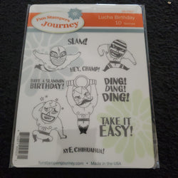 LUCHA BIRTHDAY STAMP SET - FUN STAMPERA JOURNEY