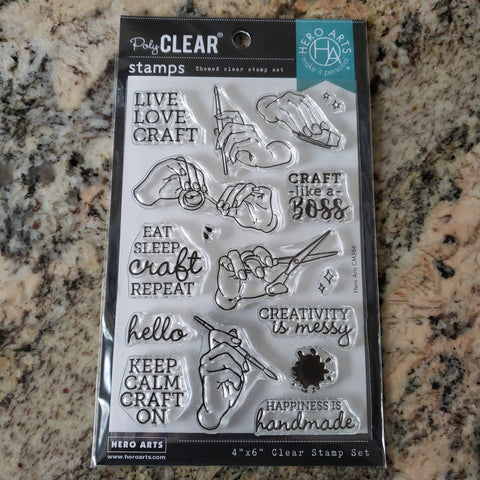 HANDMADE HAPPINESS - HERO ARTS CLEAR STAMPS
