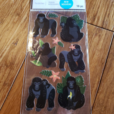 GORILLA - RECOLLECTIONS STICKERS