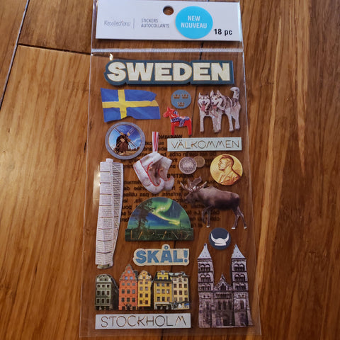 SWEDEN - RECOLLECTIONS STICKERS