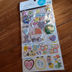 NEUTRAL BABY FLIP PACK - RECOLLECTIONS STICKERS
