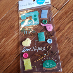 SEWING SEAMSTRESS - RECOLLECTIONS STICKERS