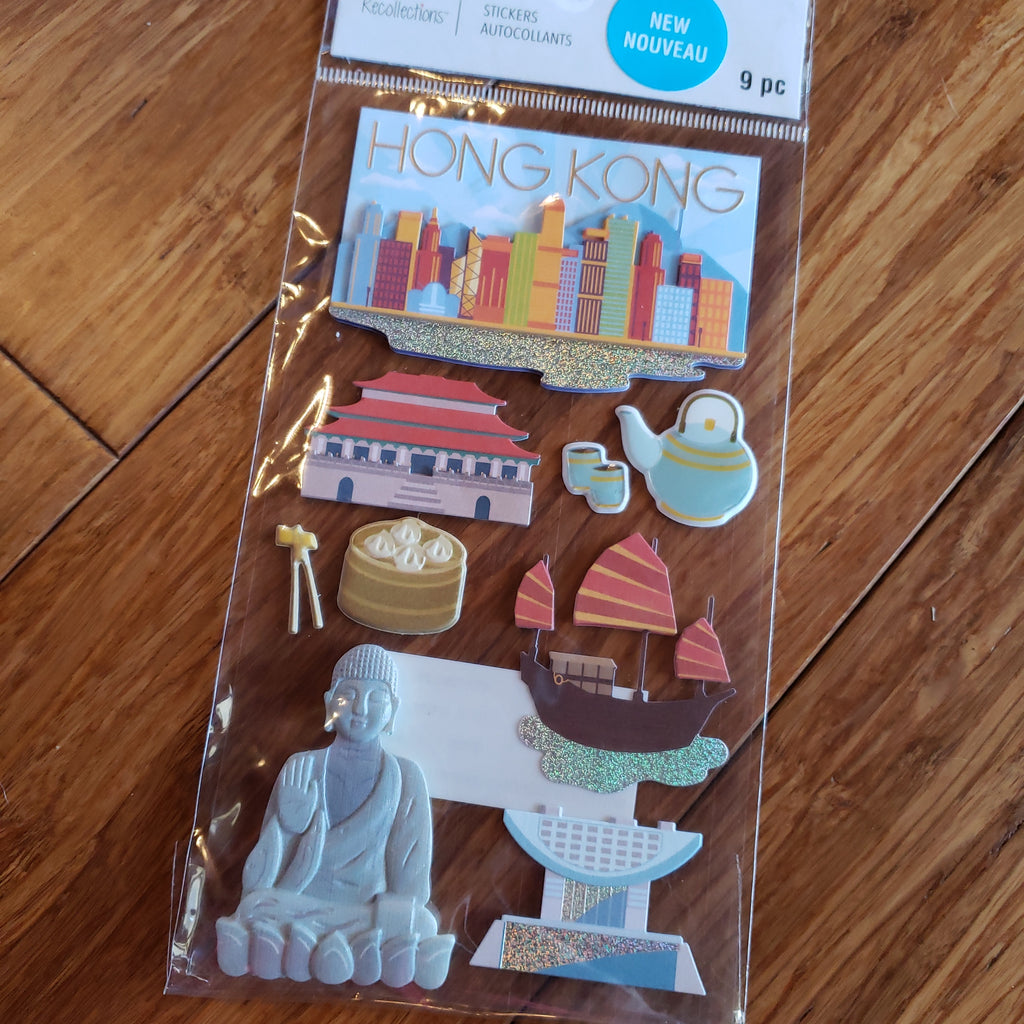 HONG KONG RECOLLECTIONS STICKERS Scrapbook Outlet Gina Marie Designs