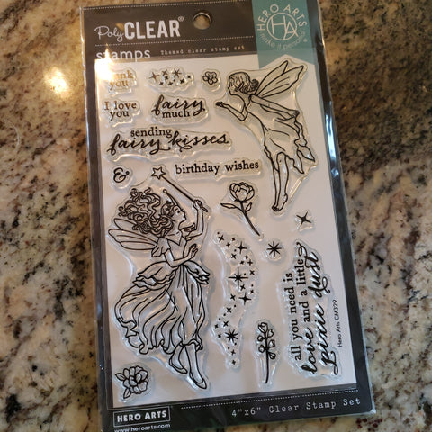 FAIRY KISSES - HERO ARTS CLEAR STAMPS