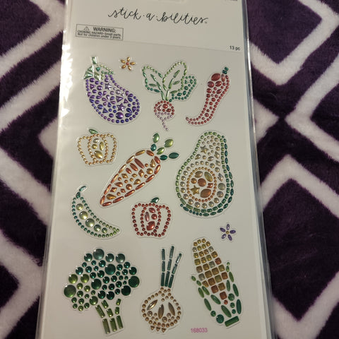GEM FRUIT BLING - THE PAPER STUDIO STICKERS – Scrapbook Outlet - Gina Marie  Designs