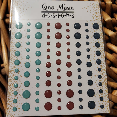 PIONEER LADY CLEAR ENAMEL DOTS - Gina Marie Designs