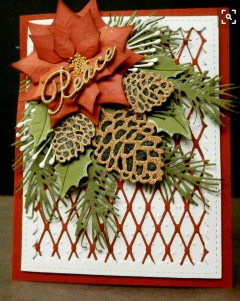 PINE CONE DIE SET - Gina Marie Designs