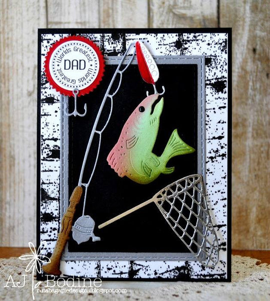 GONE FISHING DIES - Gina Marie Designs
