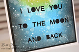 TO THE MOON DIE PLATE - Gina Marie Designs