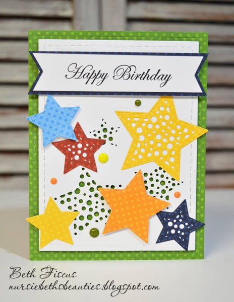CUT IN CUT OUT STAR DIE SET - Gina Marie Designs