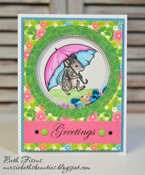 YEAR END SALE - DOUBLE PIERCED CIRCLE IN AND OUT CUT DIE SET - GINA MARIE DESIGNS