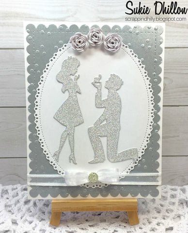 ENGAGEMENT COUPLE DIE SET - Gina Marie Designs