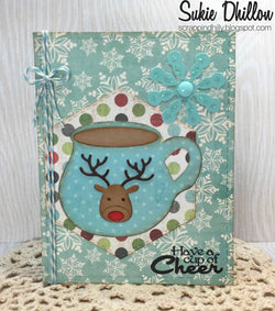 REINDEER COCOA DIE SET - Gina Marie Designs