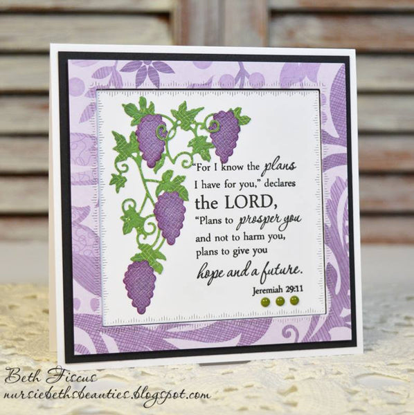 GRAPEVINE DIE SET - Gina Marie Designs